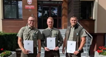 Łukasz Paprocki z Nadleśnictwa Lipka mistrzem Polski Straży Leśnej
